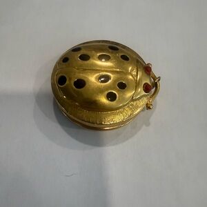 Gold Ladybug Revlon Intimate solid perfume-unused!